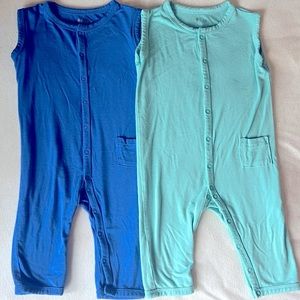 Kyte BABY sleeveless romper bundle 6-12 months EUC